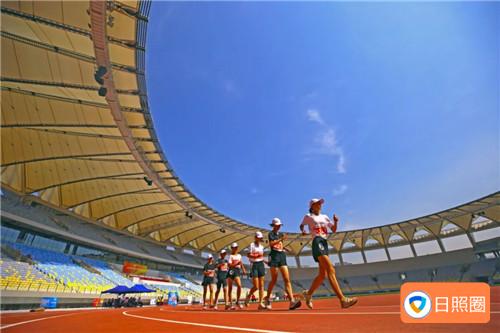 第25届省运会田径测试赛在奎山体育中心举行